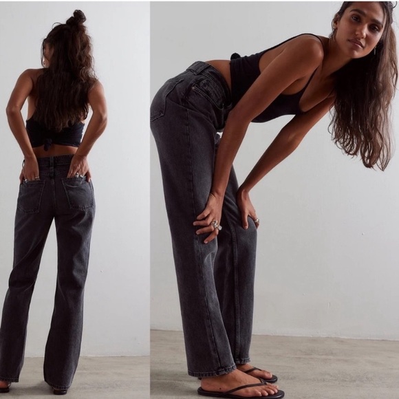 We The Free Xena Slim Straight Jeans Vintage High Rise Size 29 NEW - Picture 1 of 16